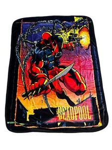 Deadpool Soft Plush 60"x80" Twin Size Blanket - Picture 1 of 3