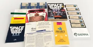 Space Quest III Big Box Sierra 3.5” & 5.25” Hint Book, Punch Out, Manual WOW! - Picture 1 of 22