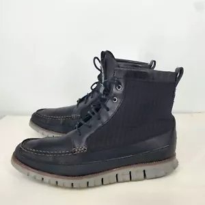 Cole Haan Herren Zerogrand Wasserdicht Hohe Stiefel Größe 13M Schuhe Schwarz - Bild 1 von 14