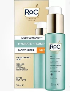 RoC Multi Correxion Hydrater + Plump Moisturiser SPF30 50ml - NEW - Picture 1 of 1