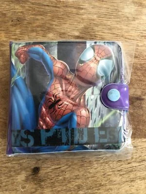 Spiderman Wallet Black Children Boys Girls Wallet Kids Cartoon Coin Purse - Image 1 of 4