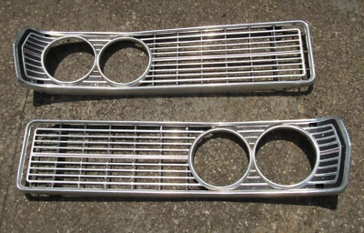 68 1968 Ford Galaxie 500 Grill Headlight Bezel Custom Country Squire PAIR #2 - Изображение 1 из 4