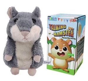 Talking Hamster Repeats What You Say Interactive Stuffed Plush Animal Talking - Picture 1 of 7