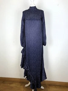PAPER LONDON Midnight Moon Ruffled Maxi Dress - UK8 RRP475 - Picture 1 of 18