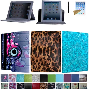 For iPad 8th 7th 6th 5th Air 4 Gen 360 Rotating Smart Magnetic Case Cover Stand - Picture 1 of 27
