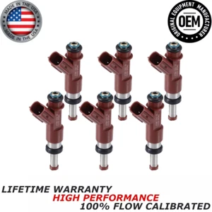 x6 NEW OEM DENSO Fuel Injectors For 2007, 2008, 2009, 2010 Lexus RX350 3.5L V6 - Bild 1 von 5