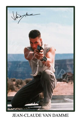 Jean-Claude Van Damme large signed 12x18 inch photograph poster -Top Quality  - Image 1 of 3