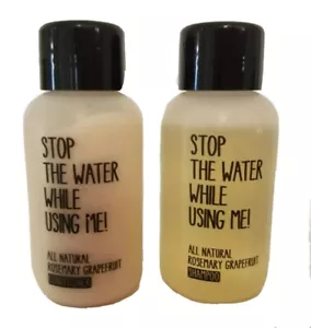 "Stop The Water While Using Me" Organic Shampoo/Conditioner, Rosemary, 1oz, New - Picture 1 of 7
