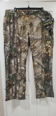 New Men's Under Armour Storm Gore-Tex Essential Rain Hunting Pants 1259193-946 - Image 1 of 4