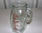 GLASCO 4 Cup Glass Measuring Pitcher 1950s