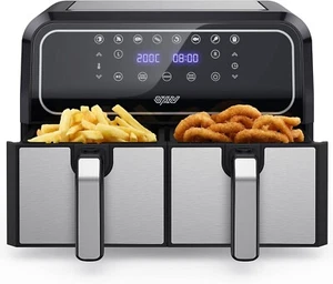 Innsky IS-AF008 Dual Zone Heißluftfritteuse 8 Programmen Heissluftfritte 1700 W - Bild 1 von 3