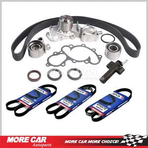 Timing Belt Water Pump Kit w/Tensioner&Serpentine Belt fits 95-04 Toyota 3.4L V6 - Picture 1 of 12