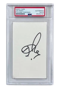 TARJETA ÍNDICE JOE PESCI firmada con autógrafo 3x 5 Goodfellas losa certificada PSA/ADN - Imagen 1 de 5