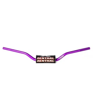 Manillar Renthal 1 1/8" Fatbar Ricky Carmichael 604 curva púrpura - 604-01-PE - Imagen 1 de 2