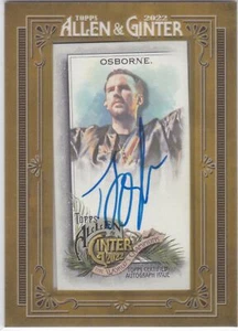 Topps Allen & Ginter 2022 mini enmarcado automático TJ Osborne músico - Imagen 1 de 2