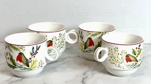 Grace's Tee Kaffee Set 4 Vogel Tassen Feinporzellan Kaffeetasse Set (4) - Bild 1 von 13