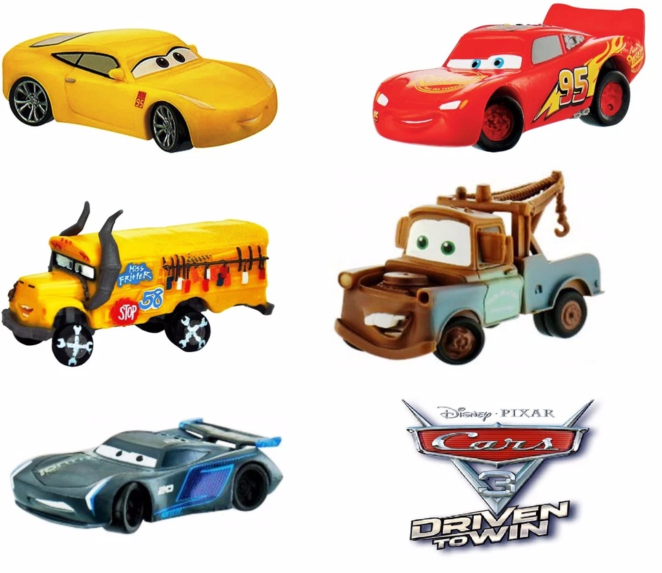 DISNEY BULLYLAND BULLY CARS 3 SERIE 5 PERSONAGGI SET 5 FIGURES FROM MOVIE 2017 - Immagine 1 di 1
