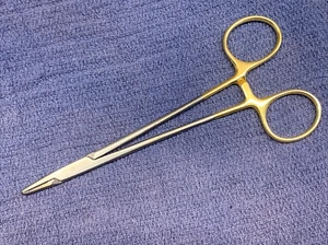 Sklar 21-9030 Tungstun Carbide Crile-Wood Needle Holder 6" Serrated Left-Handed - Picture 1 of 6