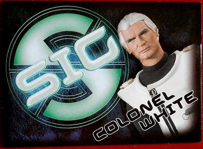 Captain Scarlet - COLONEL WHITE - SIG Embossed Chase Card SIG1 - Cards Inc 2001 - Image 1 of 2