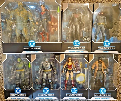 Lote DC Multiverse Batman V Superman - Doomsday, Superman, Batman, Wonder Woman Foto 1 de 4
