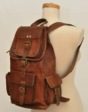Backpack Leather Genuine Vintage Bag Women Travel New S Brown Shoulder Real New