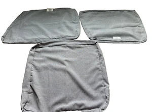 Hampton Bay 3-Piece Riley CushionGuard Stone Gray Slipcover Set 7978-05424900 - Picture 1 of 6
