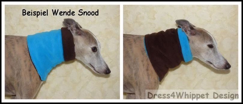 Wende Snood für Windhunde (beidseitig tragbar) in vielen schönen Farben - Bild 1 von 1