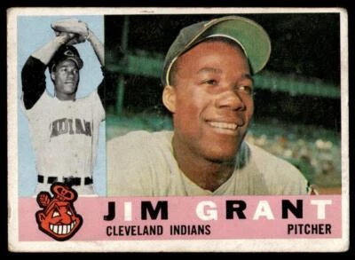 Jim Grant 1960 Topps #14 Cleveland Indians - Image 1 of 2