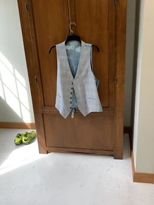 Vintage Cartier Mens Suit Vest front pockets no tags 38in chest - Picture 1 of 5