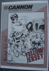 The Yellow Jersey 1986 ADVANCE MOVIE POSTER RARE never release tour de France - Picture 1 of 1