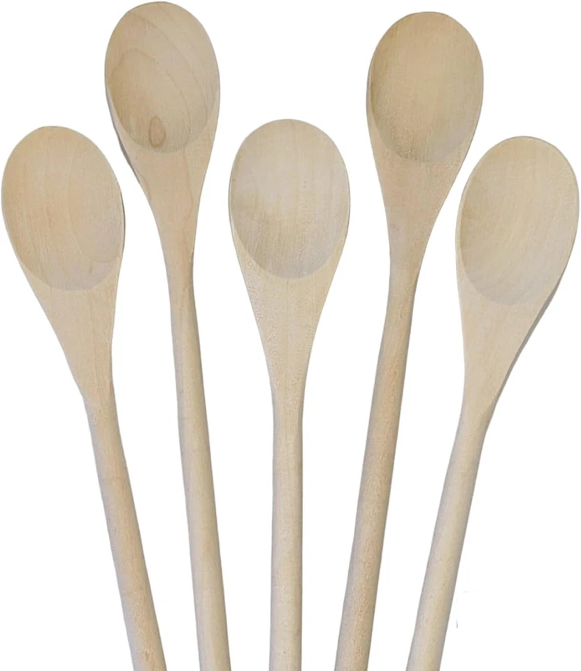 PACK OF 5PC SET OF WOODEN COOKING SPOON - Image 1 of 1