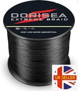 Dorisea 300m Dynema Black PE Extreme geflochtene Angelschnur - Bild 1 von 5