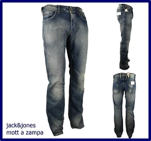 jeans jack jones uomo pantaloni bootcut a zampa svasati scampanati w32 w33 w34 - Picture 1 of 8