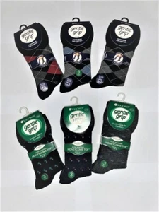 Men's Gentle Grip Honeycomb Non Elastic Soft Rich Cotton Socks UK 6-11 Eur 39-45 - Picture 1 of 12