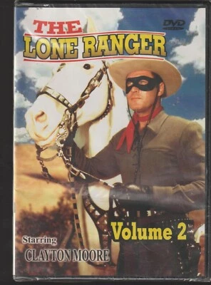 THE LONE RANGER: Clayton Moore Vol. 2- DVD - NEW, FACTORY SEALED - Image 1 of 2