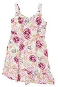 LRG PRODUCTO FRESCO VESTIDO FEMENINO FLORES DE PRIMAVERA NUEVO CON ETIQUETAS algodón clásico ¡FP! - Imagen 1 de 3