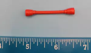 Vintage 1989 Galoob Micro Maschinen Secret Auto Zubehör Verteilerkappe ROT RÖHRE - Bild 1 von 2