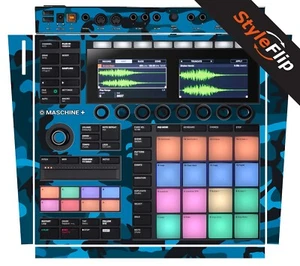 Native Instruments Maschinen Plus | Camuflaje azul | Calcomanía protectora | Syleflip - Imagen 1 de 1