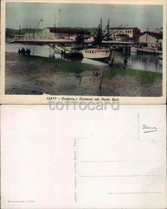 CROTONE CITTA'-DARSENA NEL PORTO SUD-AVIAZIONE IDROVOLANTE-C48-146 - Bild 1 von 1