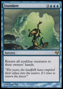 MTG English Inundate NM Normal Eventide - Picture 1 of 1