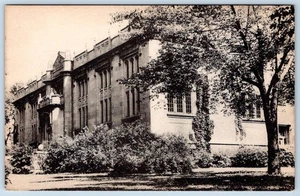 1920's BUCK MEMORIAL LIBRARY ILLINOIS WESLEYAN UNIVERSITY ALBERTYPE POSTCARD - Picture 1 of 2
