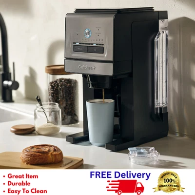 Grind & Brew Single Serve Coffee Maker Burr Mill Over Ice