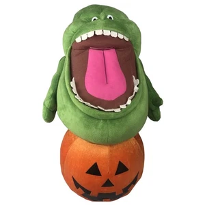 Ghostbusters Slimer auf Kürbis Plüsch Greeter Halloween 24 Zoll 2016 Gemmy - Bild 1 von 8