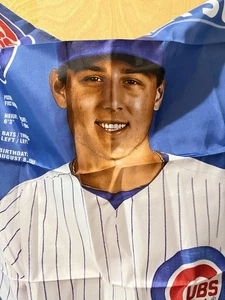 BRAND NEW! Chicago Cubs ANTHONY RIZZO SGA Growth Chart 6.5 ft tall 33 in wide - Picture 1 of 4