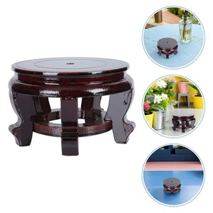 Wooden Planter Stand: Indoor Chinese Vase Fishbowl Display Stand - Asian Vase - Picture 1 of 12