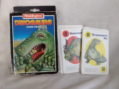 Vintage 1988 Waddingtons Dinosaurs Card Game 2 - 4 Players Age 5+, 100% Complete - Image 1 of 4