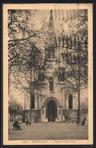 CPA Montlucon, L´Eglise Saint-Paul 1942 - Picture 1 of 2