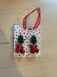 Pendientes Navidad Muérdago - Imagen 1 de 6