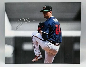 JR Ritchie Atlanta Braves Top Prospect Signed 8X10 Photo MLB Baseball UG COA - Picture 1 of 3