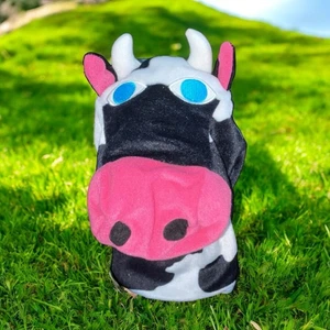 Peluche pupazzo mano mucca pieghevole 10" IKEA bocca mobile realistico finto - Foto 1 di 11
